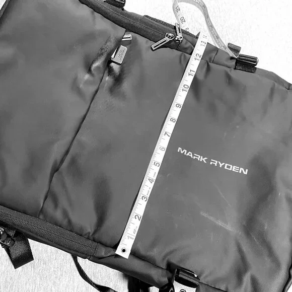 Mark Ryden Black Travel Backpack Laptop Bag 18"x12"x8" - Picture 3 of 9